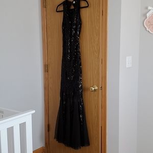 Calvin Klein open back dress